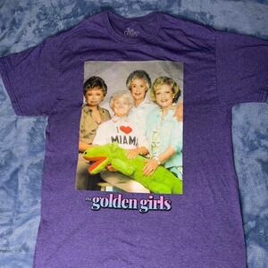 GOLDEN GIRLS‎ Graphic T SHIRT size medium Women's I Heart Miami Cotton Blend Top